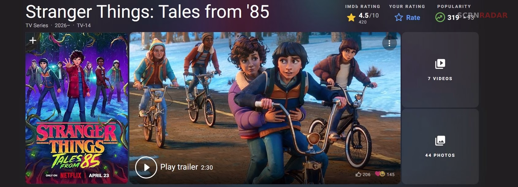 Stranger Things: Tales From 85
