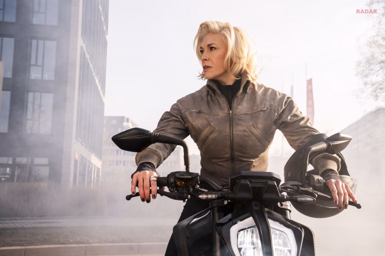 Hannah Waddingham in Ride or Die (Courtesy of Dušan Martinček for Prime Video)